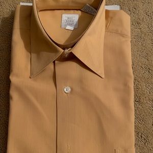 Bill Robinson sz 16 dress shirt mustard
